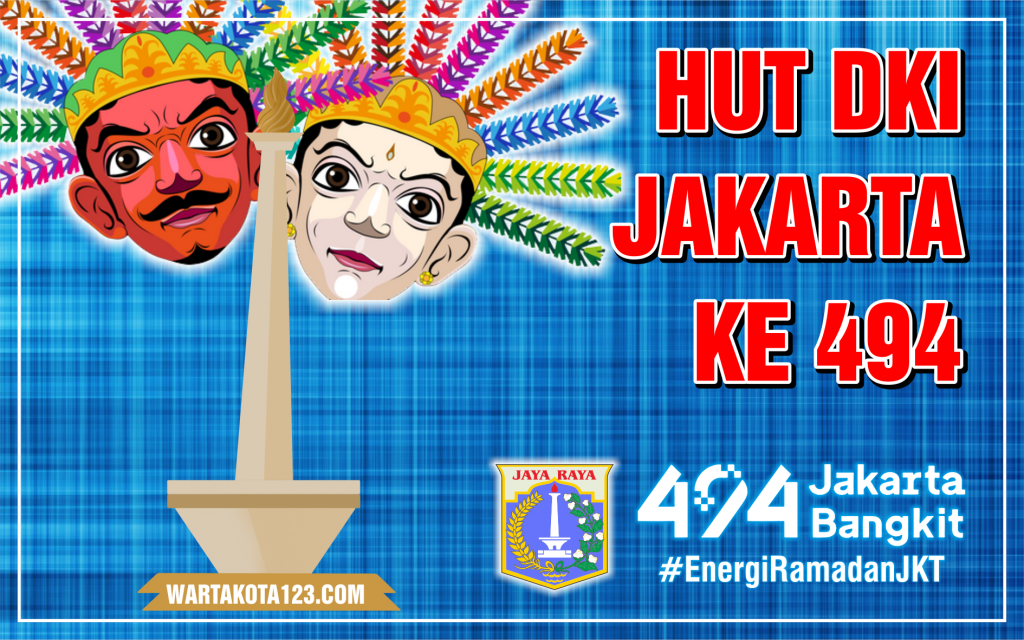 Desain Poster HUT DKI Jakarta 2021, Download file CDR ...