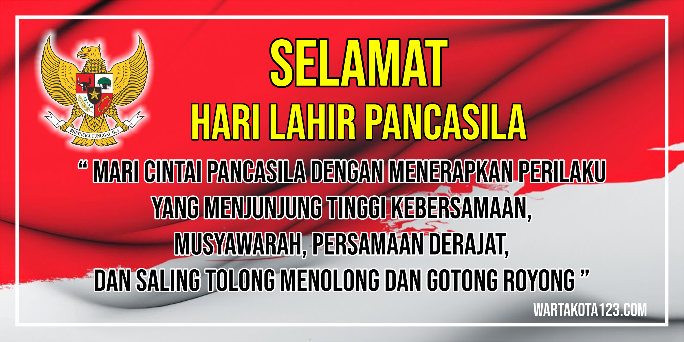 10 Quotes Hari Lahir Pancasila 2021 untuk Caption di Sosmed!!