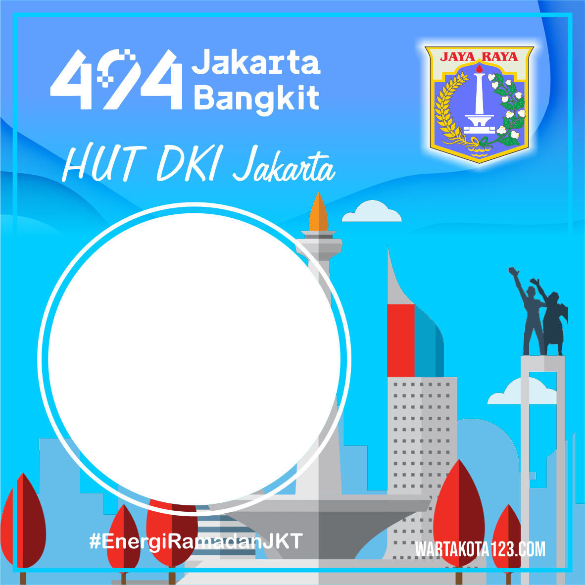 Twibbon HUT DKI Jakarta