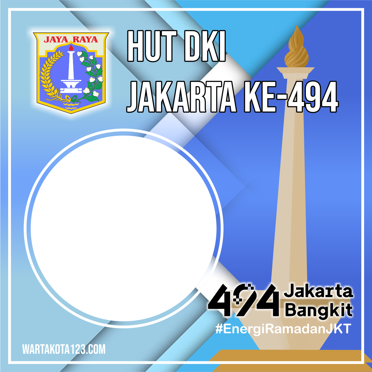 Twibbon HUT DKI Jakarta