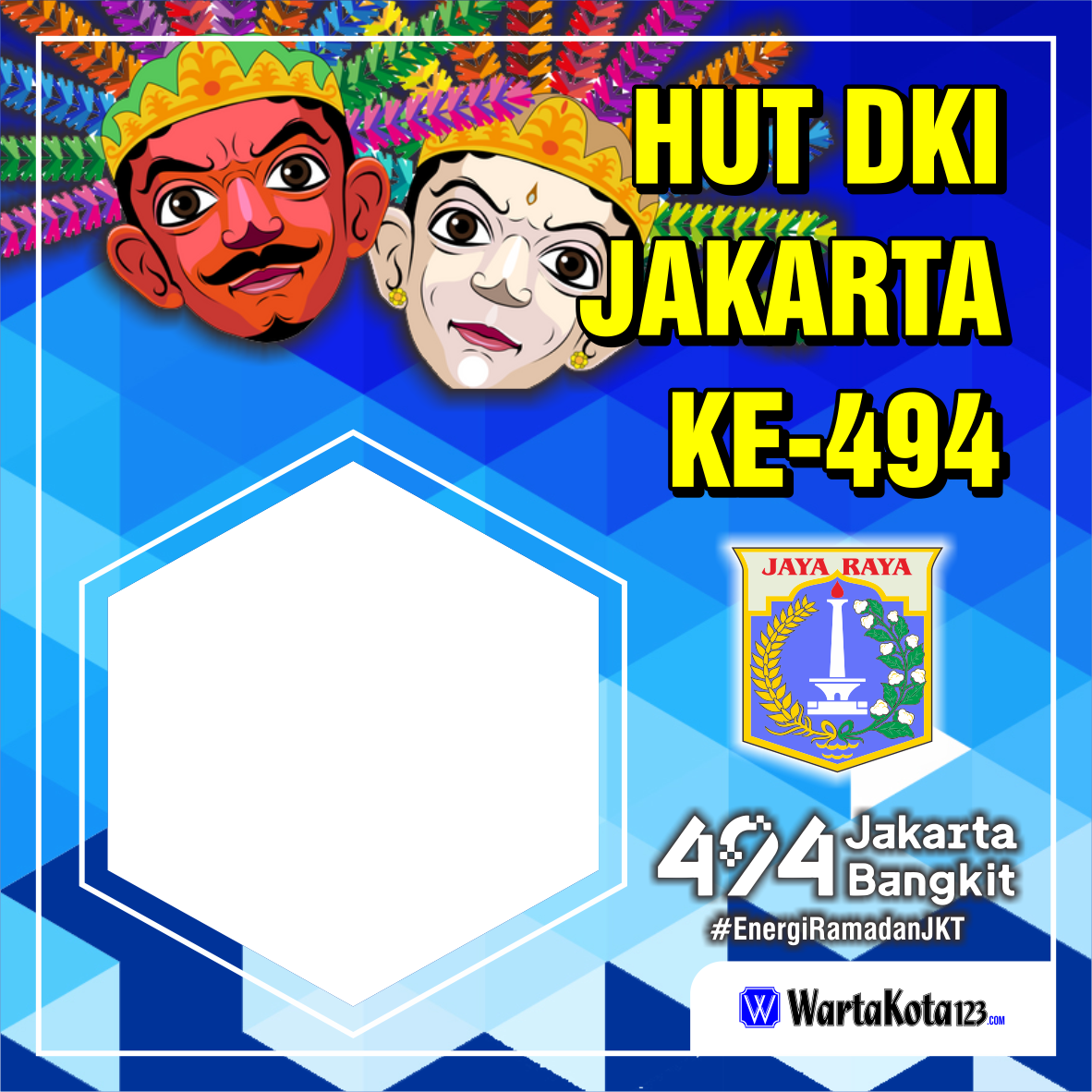 Twibbon HUT DKI Jakarta