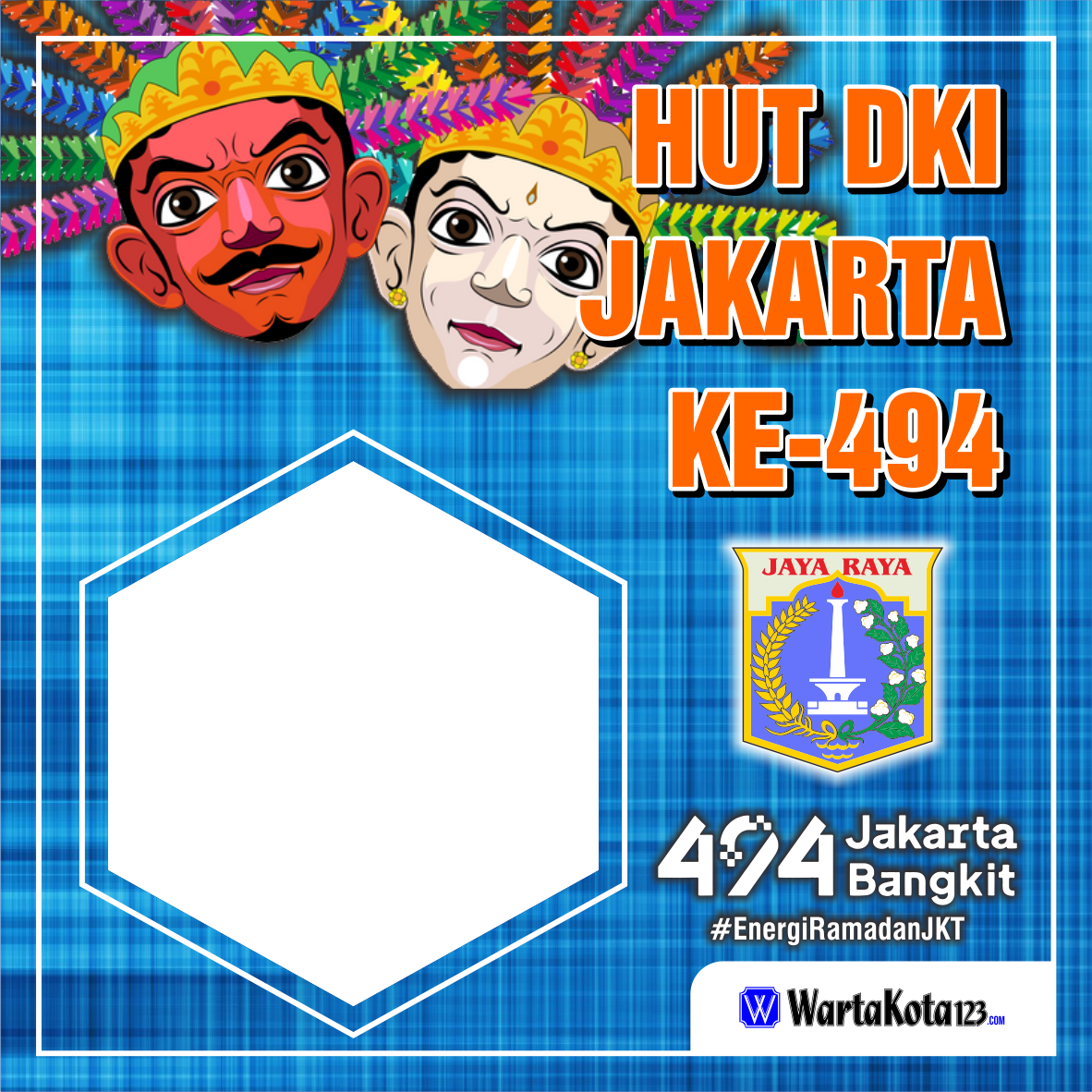 Twibbon HUT DKI Jakarta