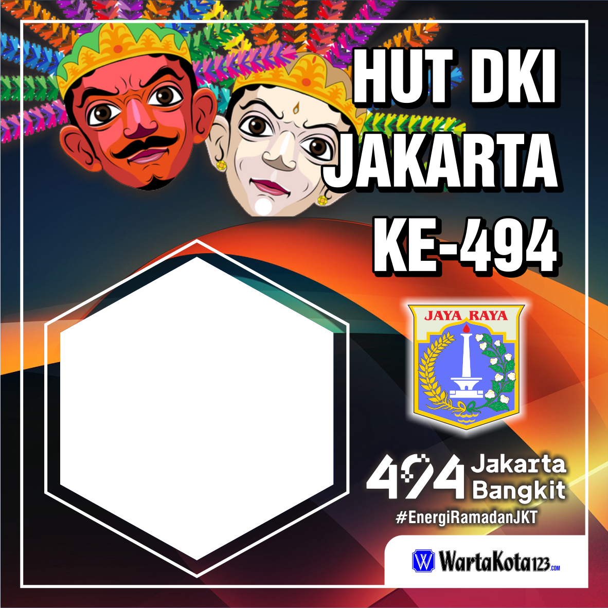 Twibbon HUT DKI Jakarta