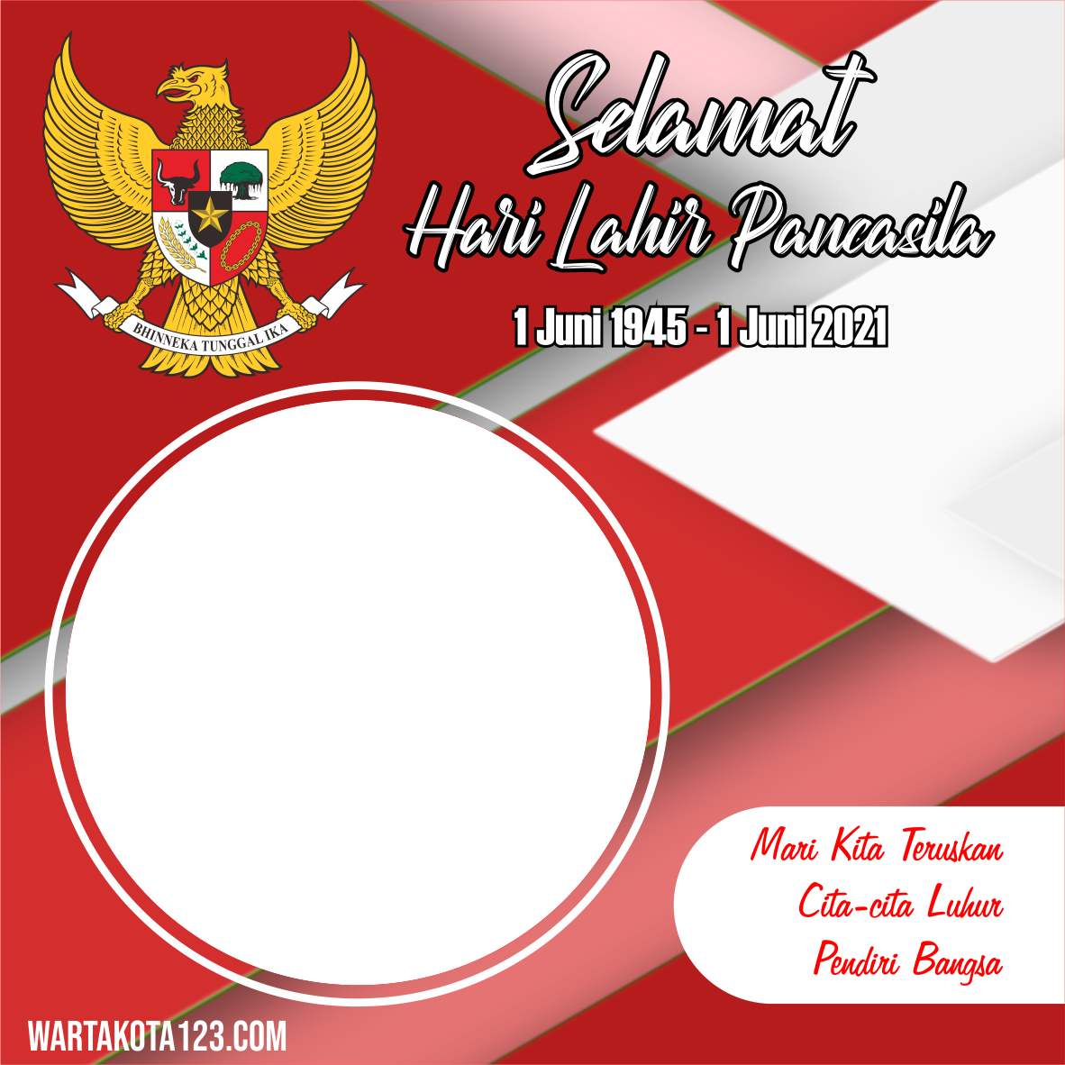 Twibbon Hari Lahir Pancasila 2021