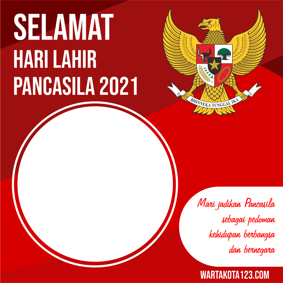 Twibbon Hari Lahir Pancasila 2021