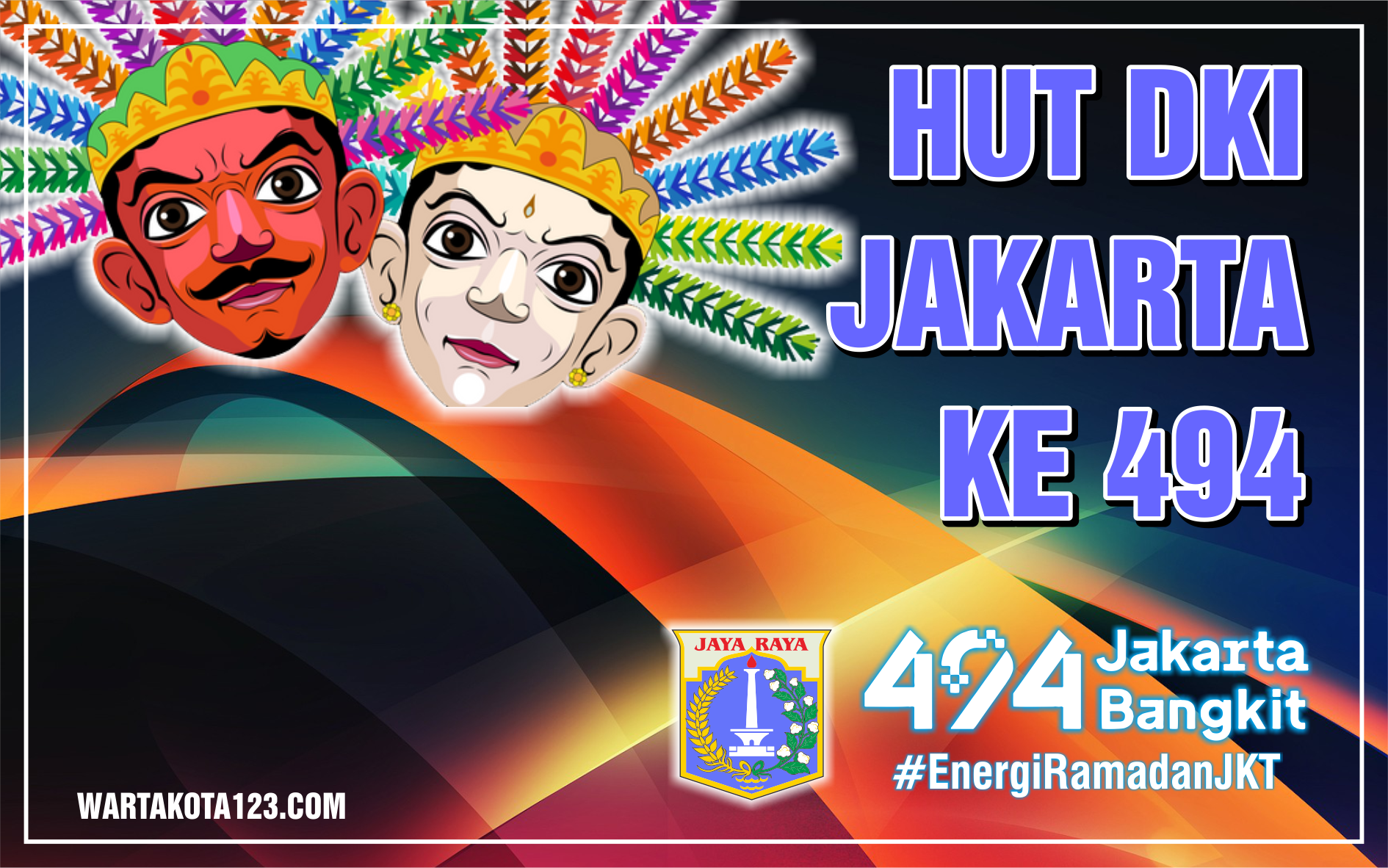 Twibbon HUT DKI Jakarta 494