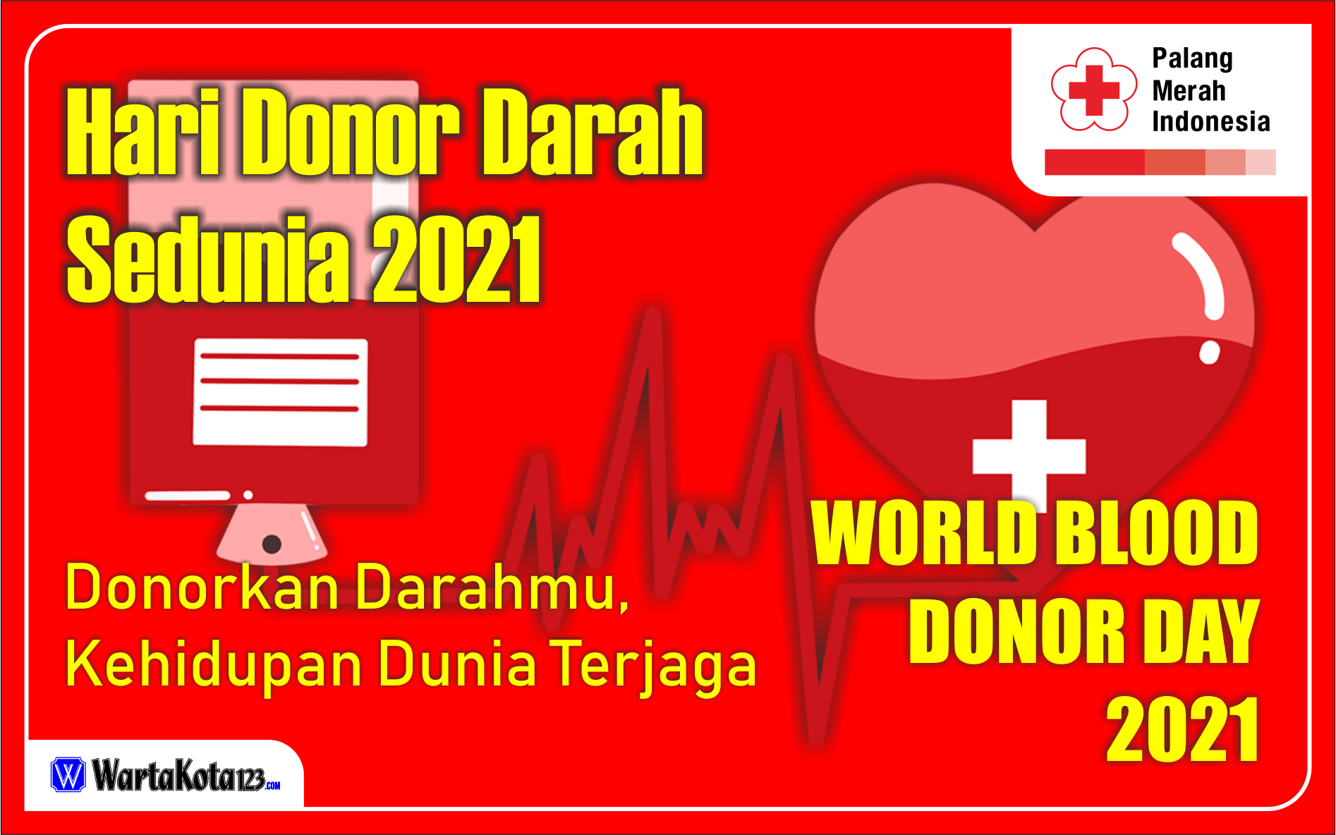 Twibbon Hari Donor Darah Sedunia 2021