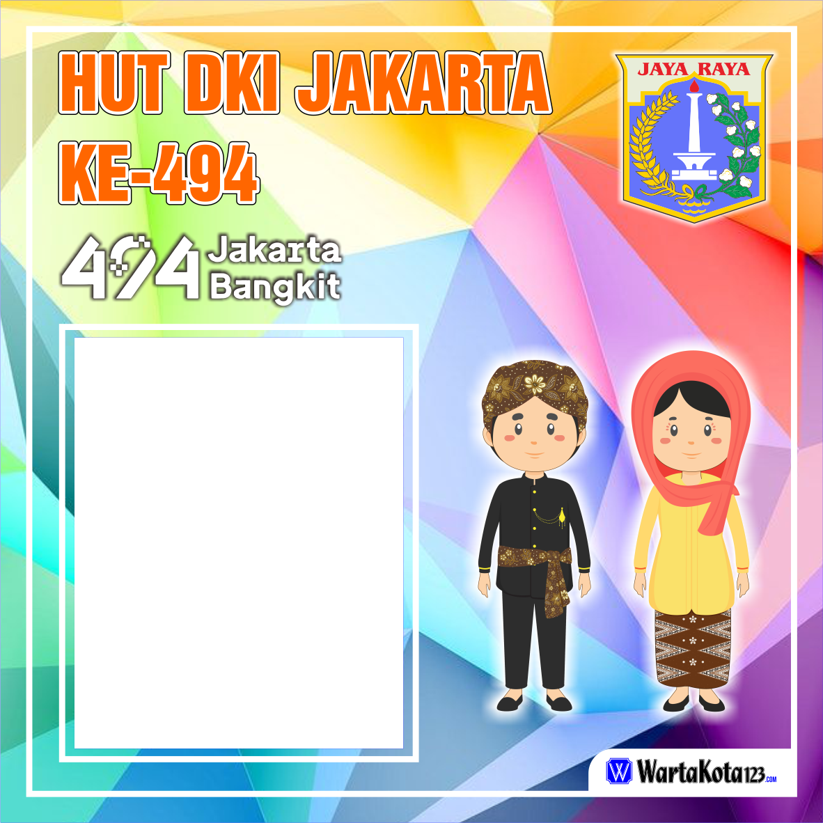 Twibbon HUT DKI Jakarta 494