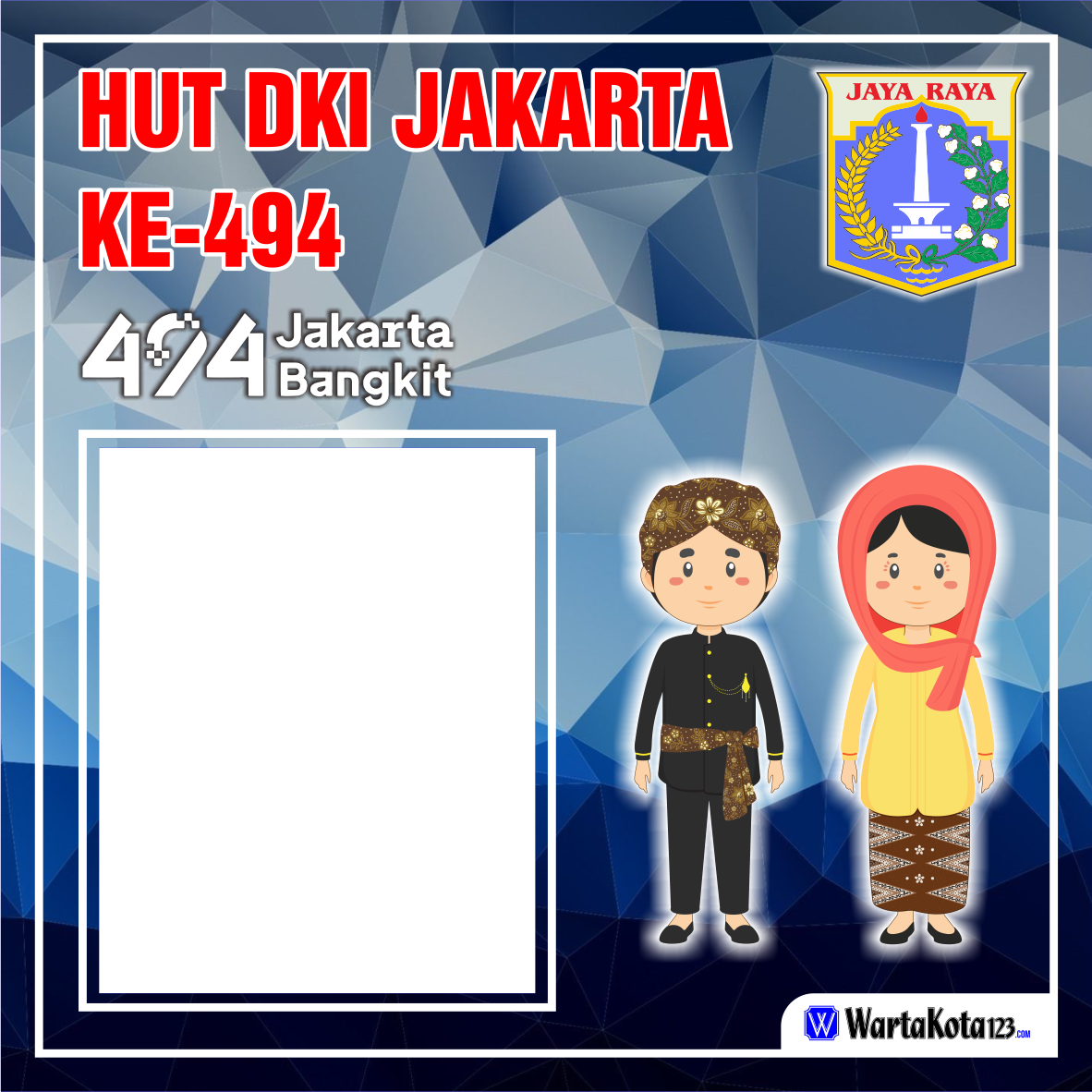 Twibbon HUT DKI Jakarta 494