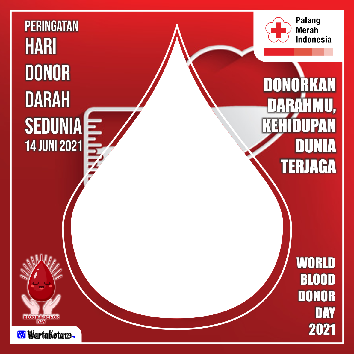 Twibbon Hari Donor Darah Sedunia