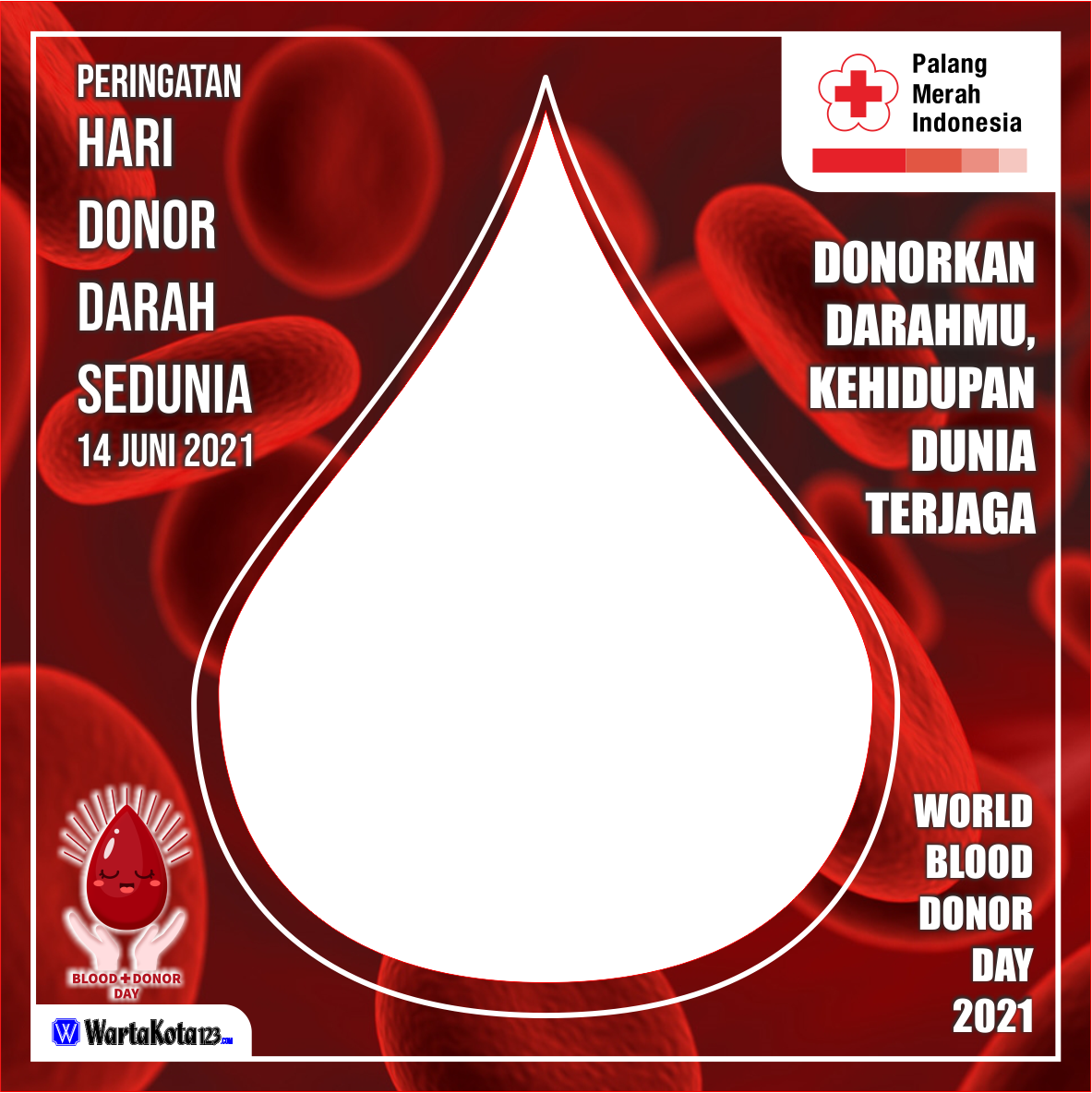 Twibbon Hari Donor Darah Sedunia