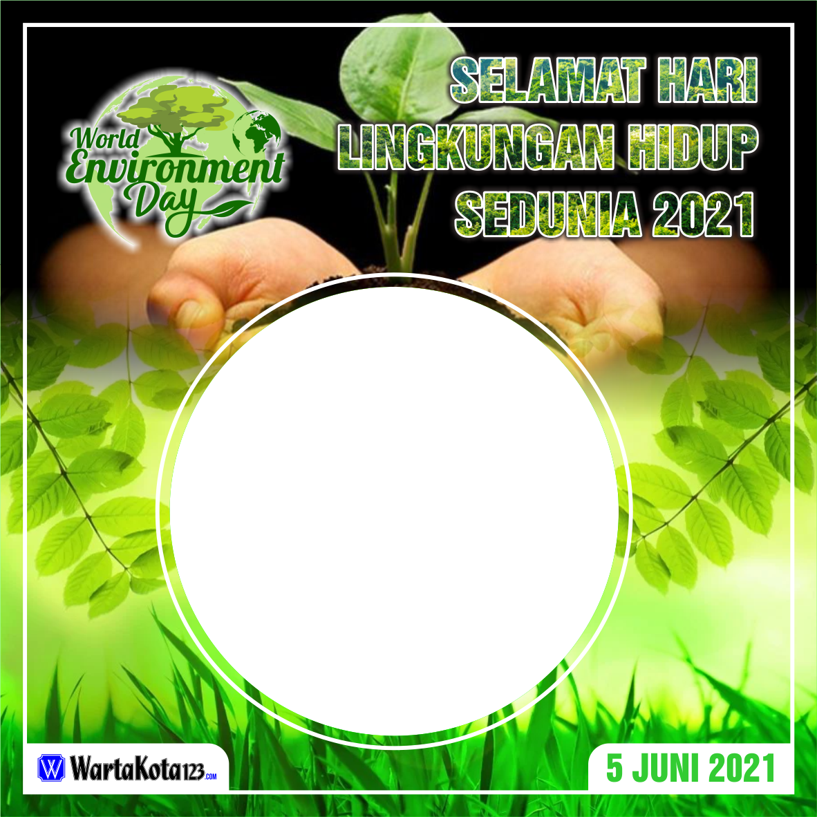 Twibbon hari lingkungan hidup sedunia