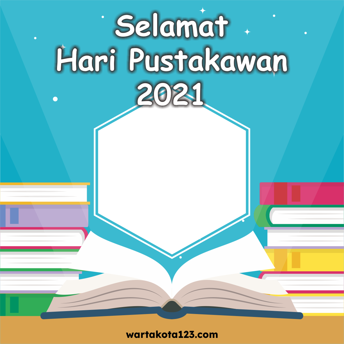 Twibbon Hari Pustakawan Nasional 2021