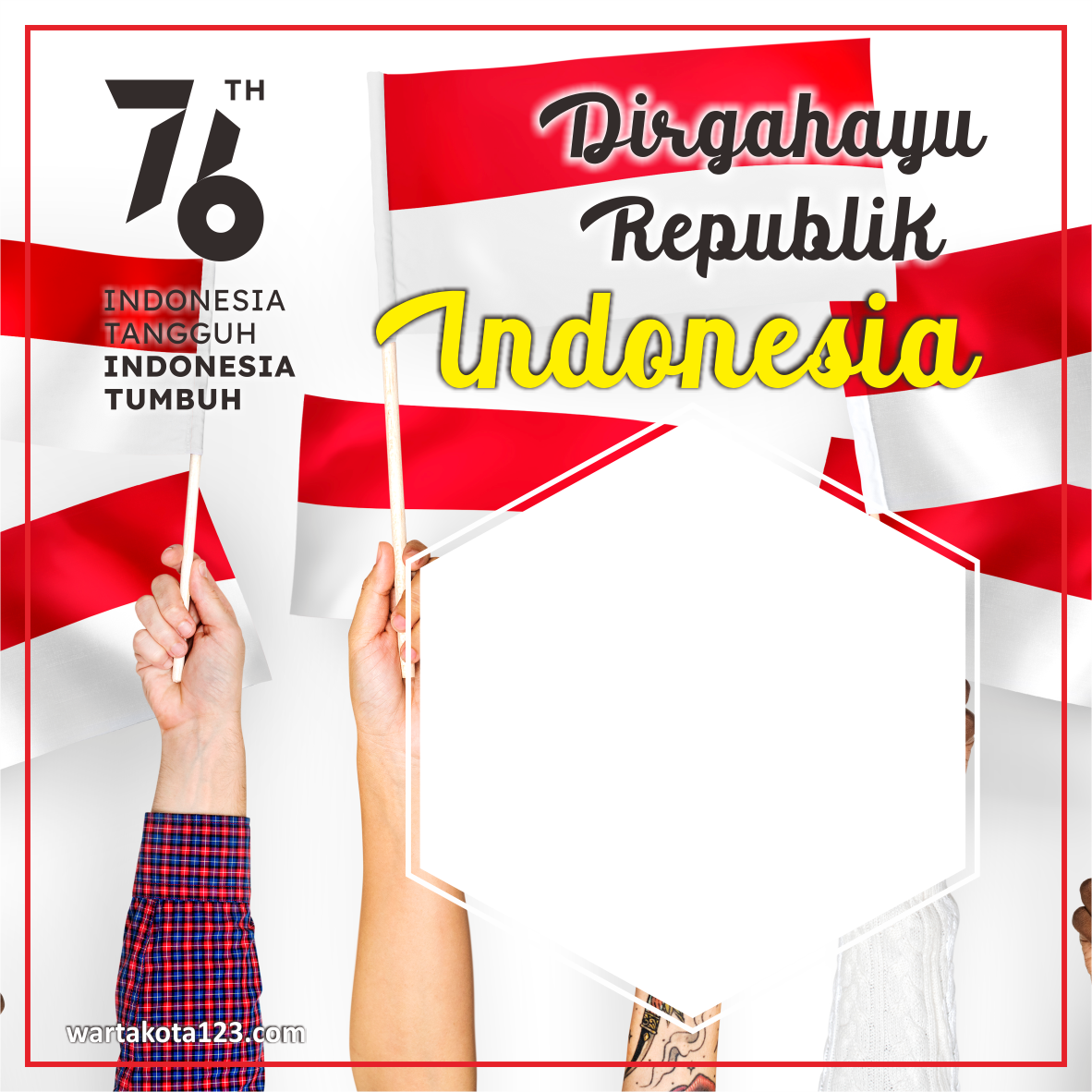 Twibbon HUT RI 2021