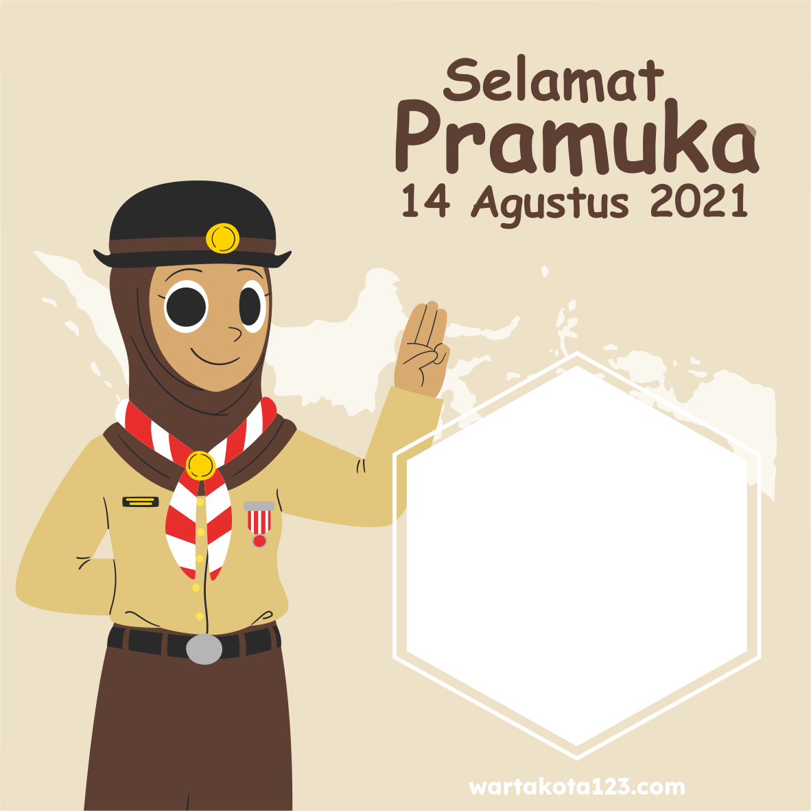 Twibbon Hari Pramuka 2021