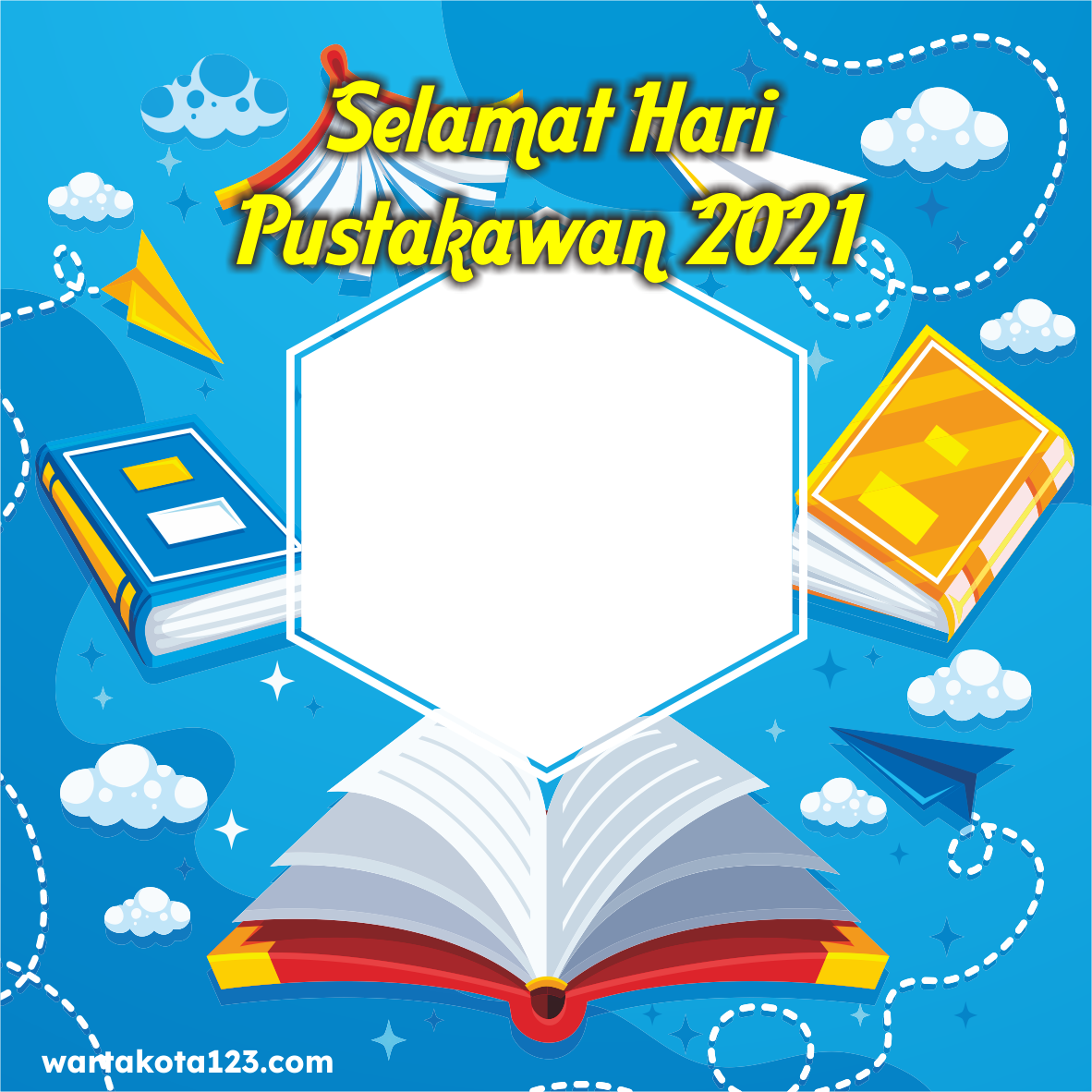 Twibbon Hari Pustakawan Nasional 2021