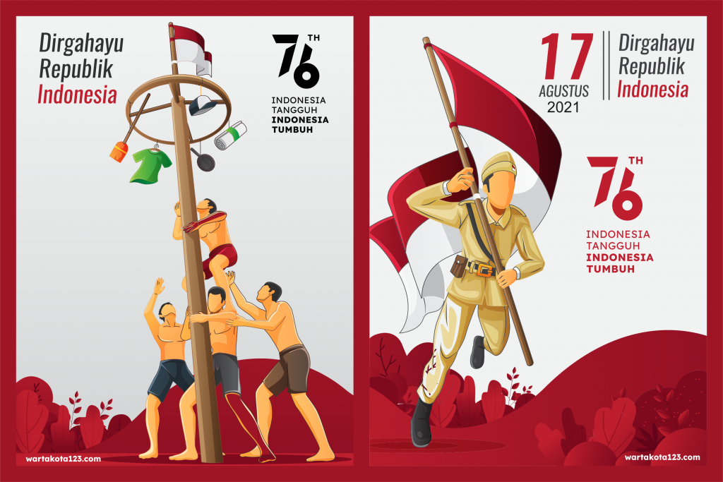 Poster HUT RI 2021, Download disini File CDR dan PNG GRATIS!!