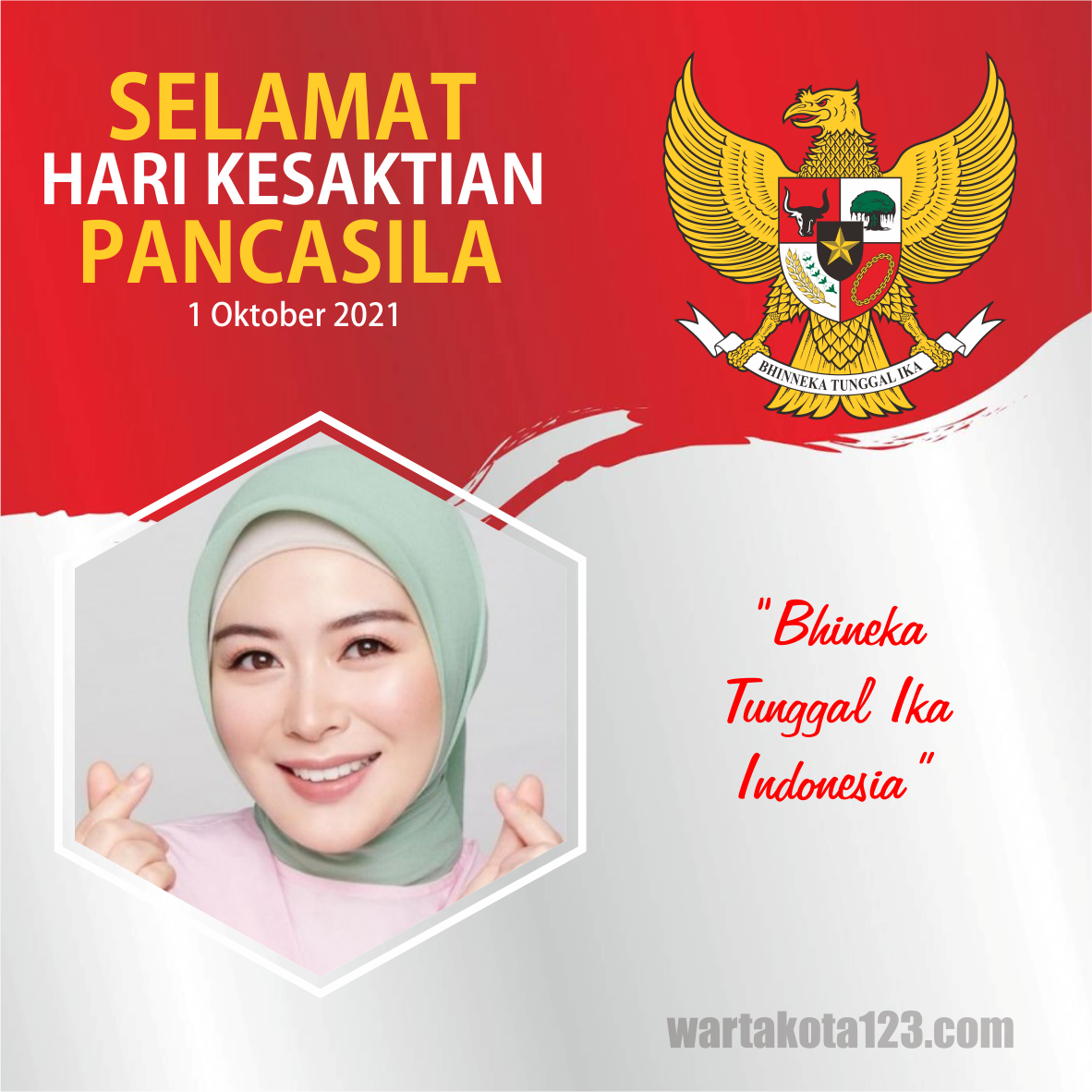 Bingkai Foto Hari Kesaktian Pancasila