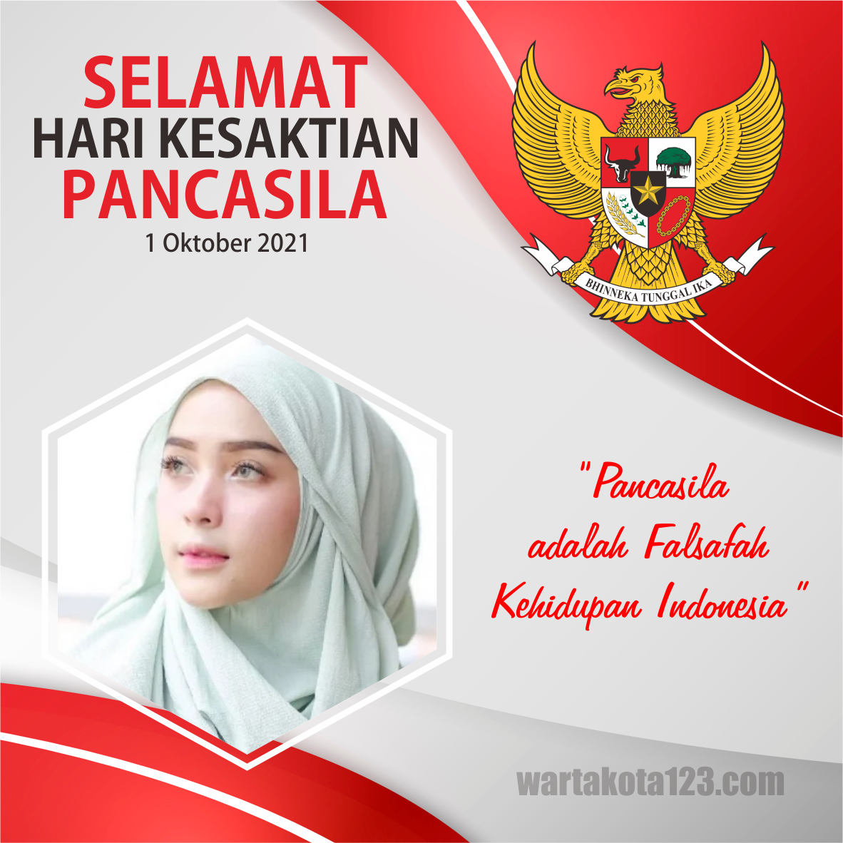 Bingkai Foto Hari Kesaktian Pancasila