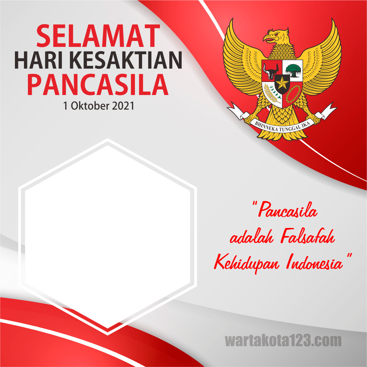 Twibbon Hari Kesaktian Pancasila 2021