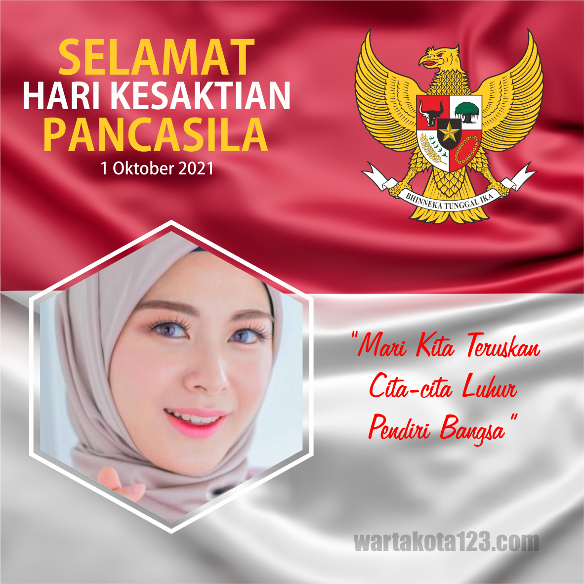 Bingkai Foto Hari Kesaktian Pancasila