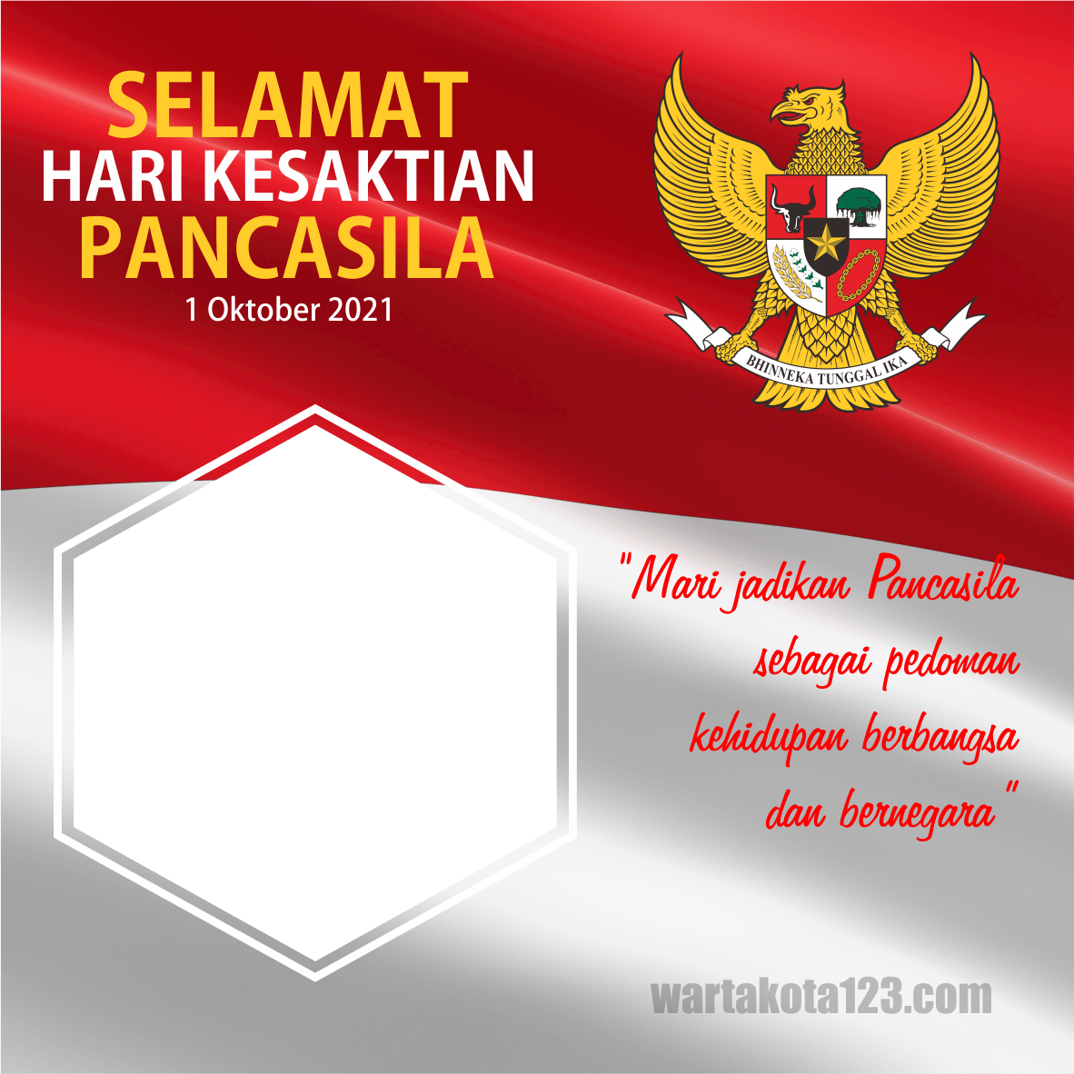 Twibbon Hari Kesaktian Pancasila 2021