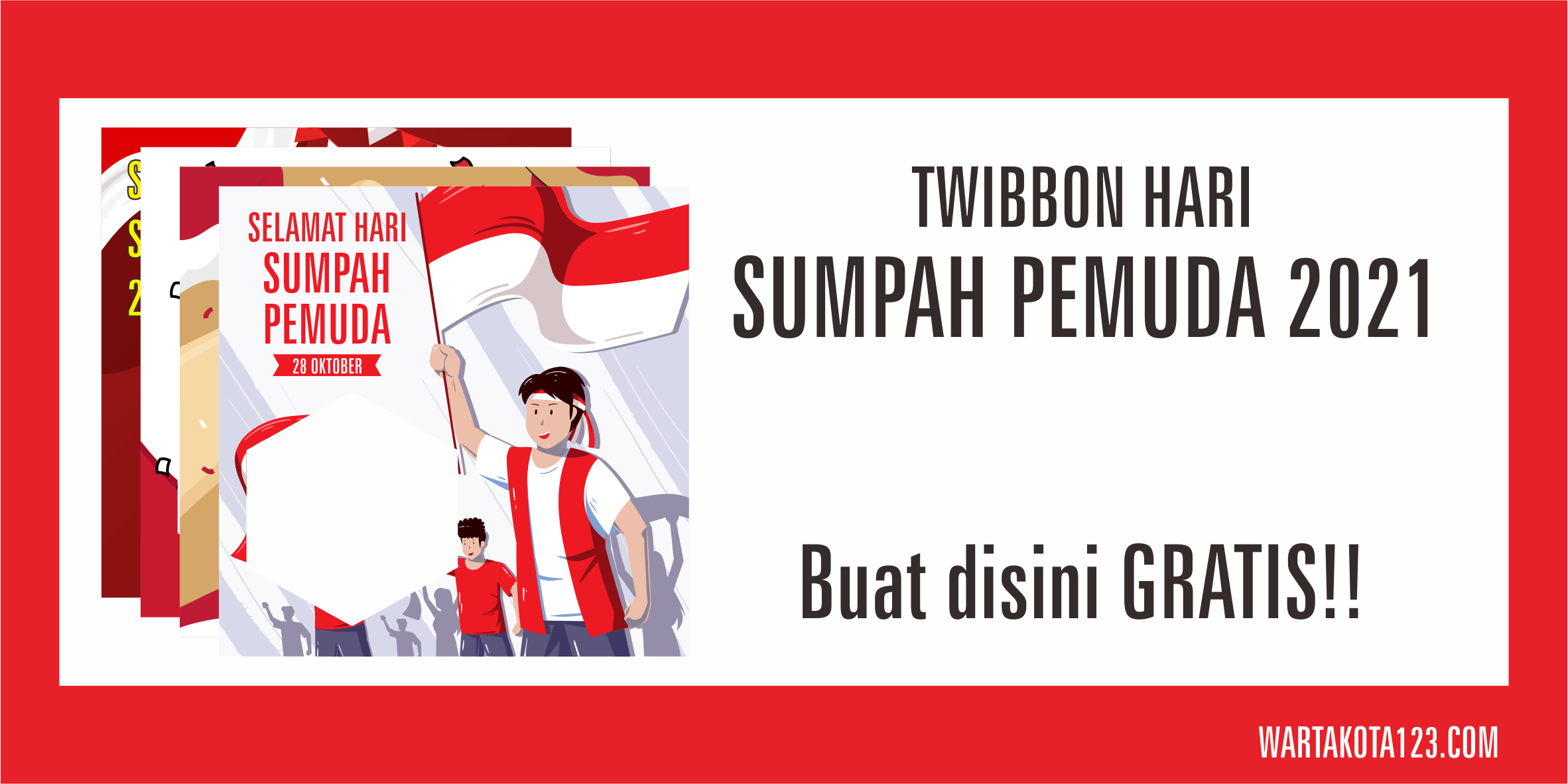 Twibbon Hari Sumpah Pemuda 2021