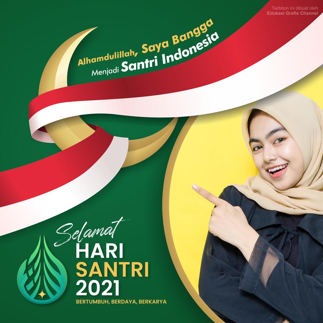 Twibbon hari santri 2021