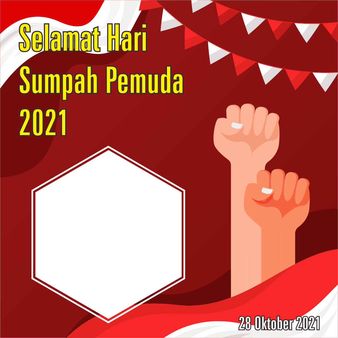 Twibbon Hari Sumpah Pemuda 2021