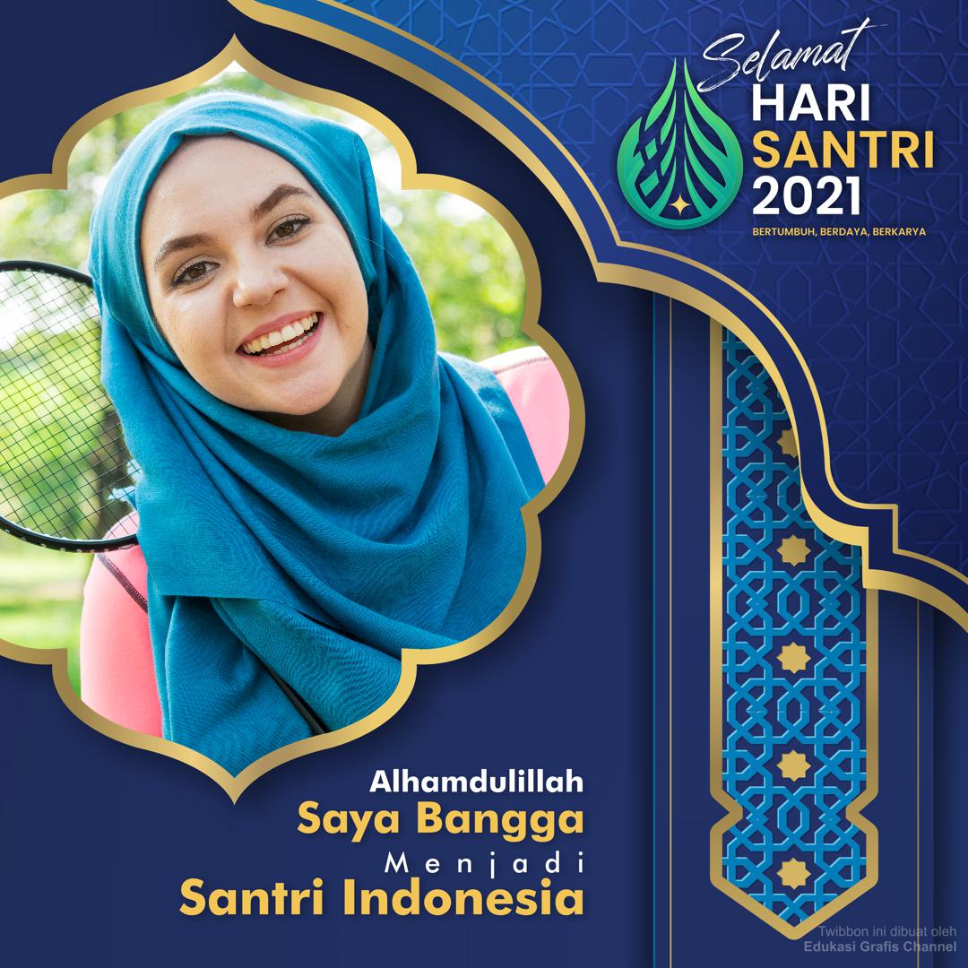 Twibbon hari santri 2021