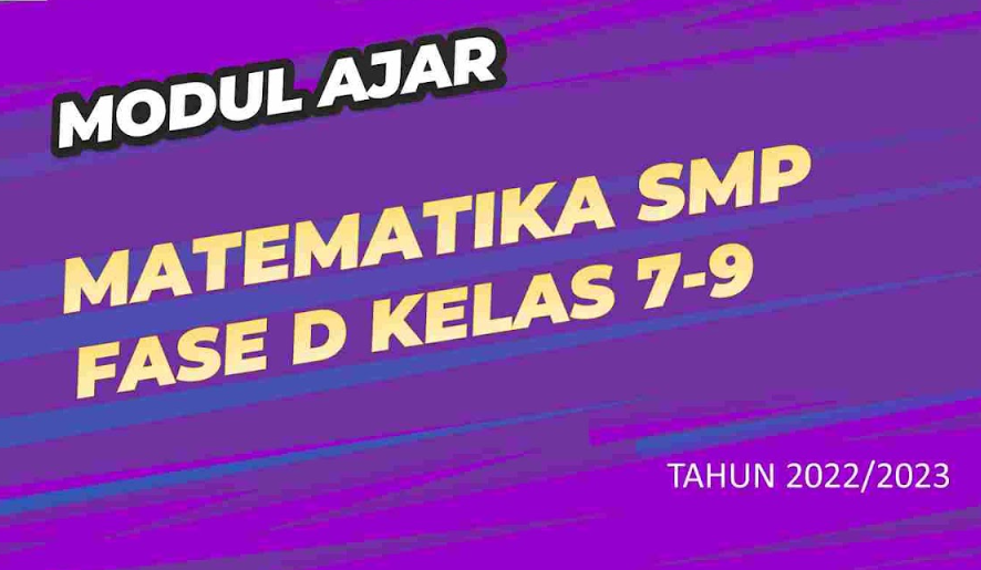 Lengkap Bahan Ajar Matematika Kelas 9 SMP (File Download)