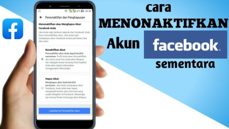 Menonaktifkan Sementara Akun Facebook Anda